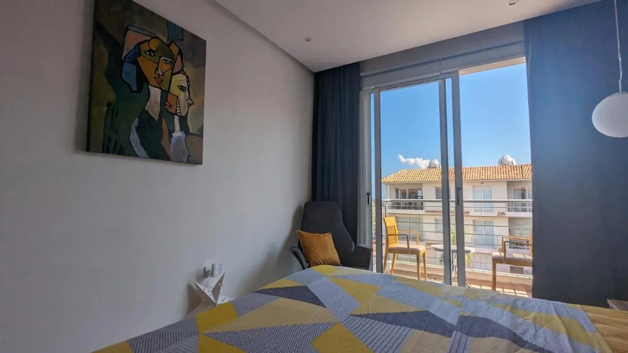 아파트 Luxury 2-Bedroom Apt. With Seaview 프로타라스 키프로스